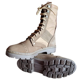 BOTA TACTICA CUERO OCRE