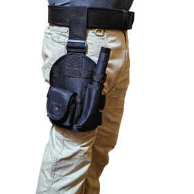 Muslera Táctica Porta Baston + Porta Esposas